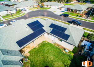 ayres roof mount residential solar panel installation