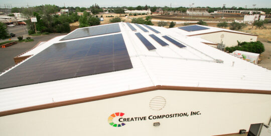 creative composition roof mount commercial solar panel installation