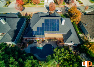 McClean roof mount residential solar panel installation