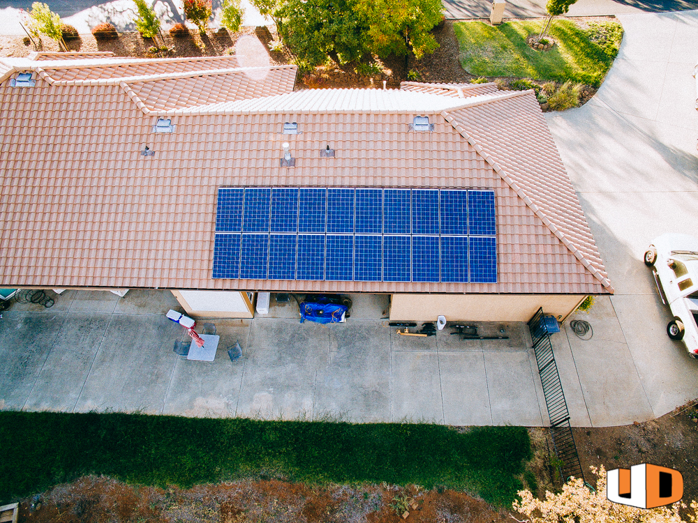 molin roof mount residential solar panel installation