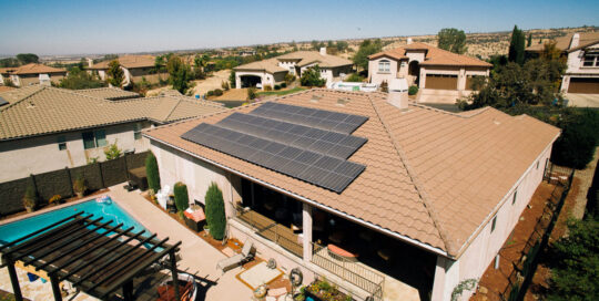sorensen roof mount residential solar panel installation